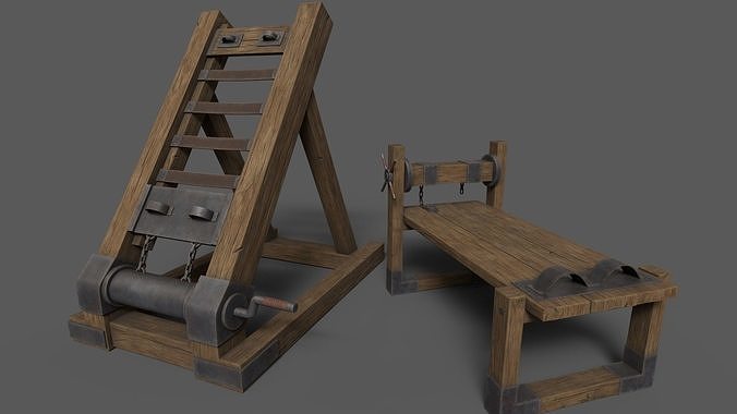 Torture Tables Low-poly 3D model