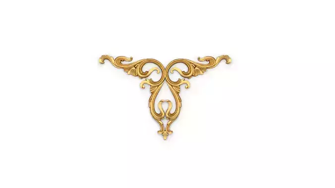 Classic carved decor ornament 407