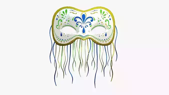 Carnival Mask F03 Brazilian - Costume Character Design