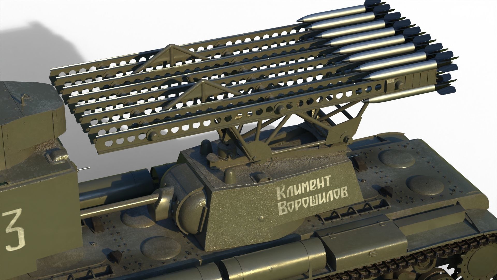 KV-6 Behemoth tank 3D model_5
