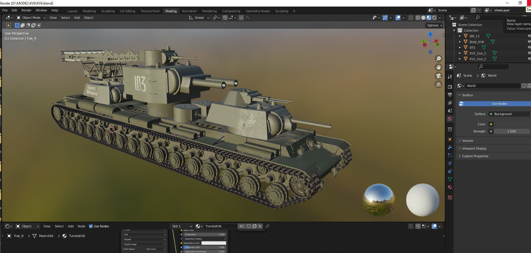 KV-6 Behemoth tank 3D model_21