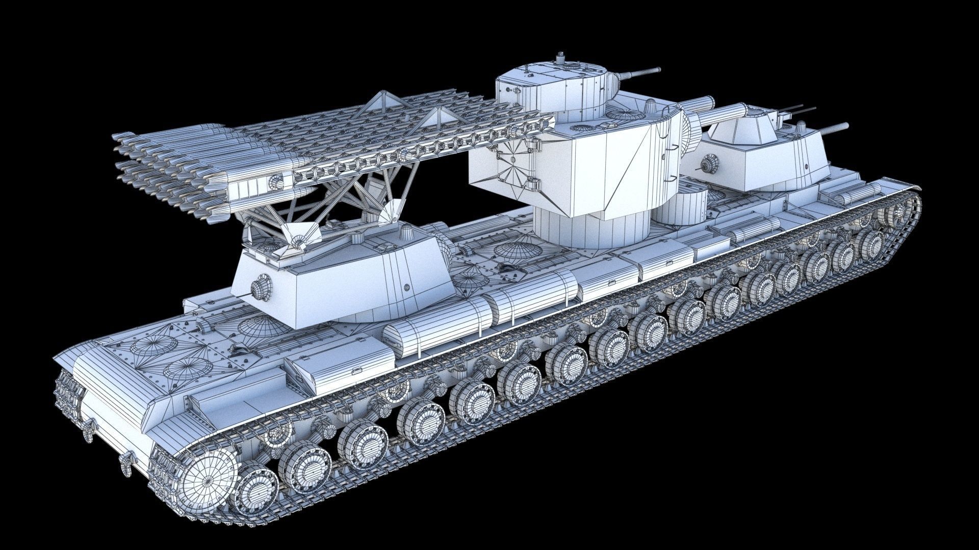 KV-6 Behemoth tank 3D model_26