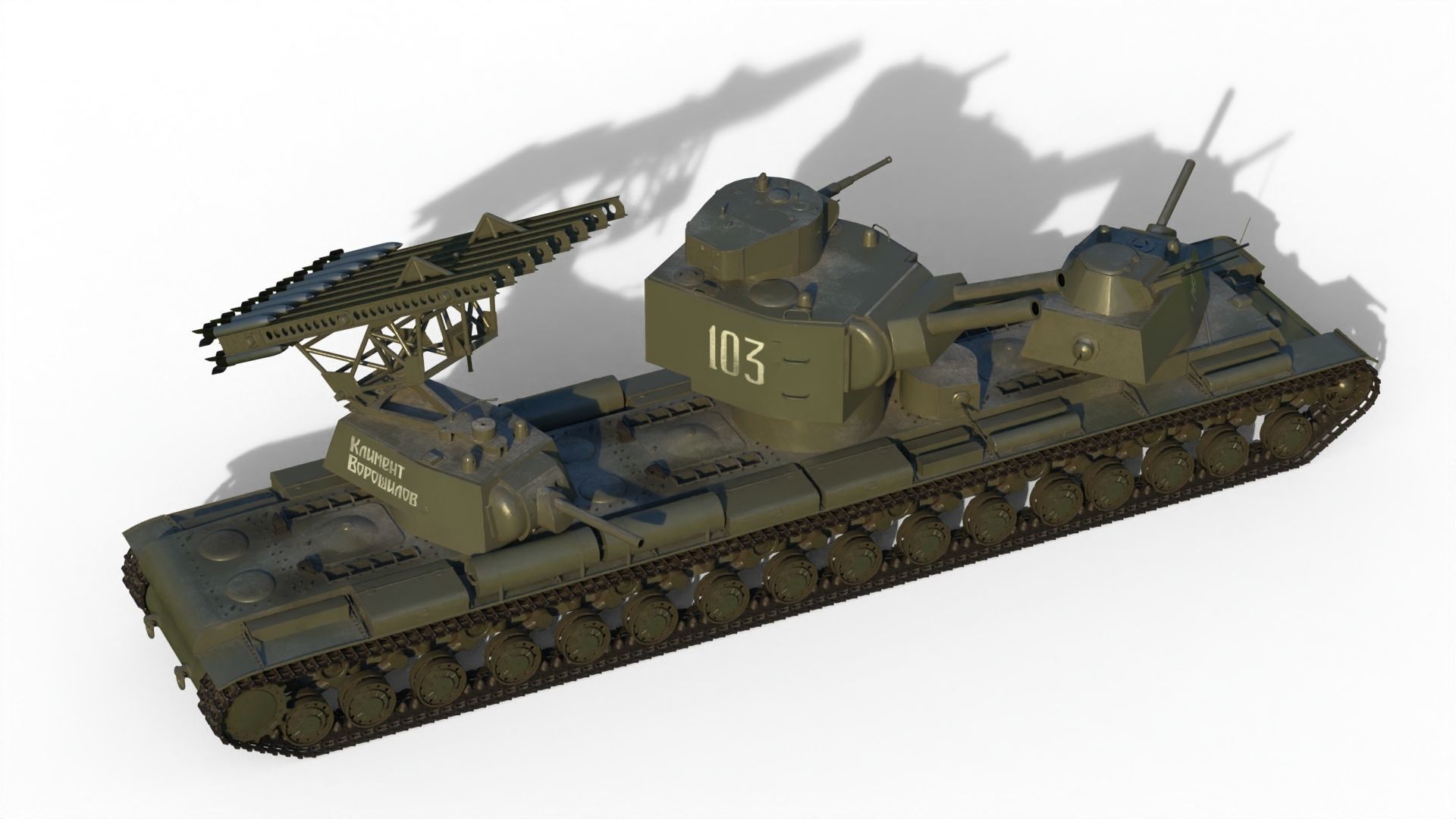 KV-6 Behemoth tank 3D model_9