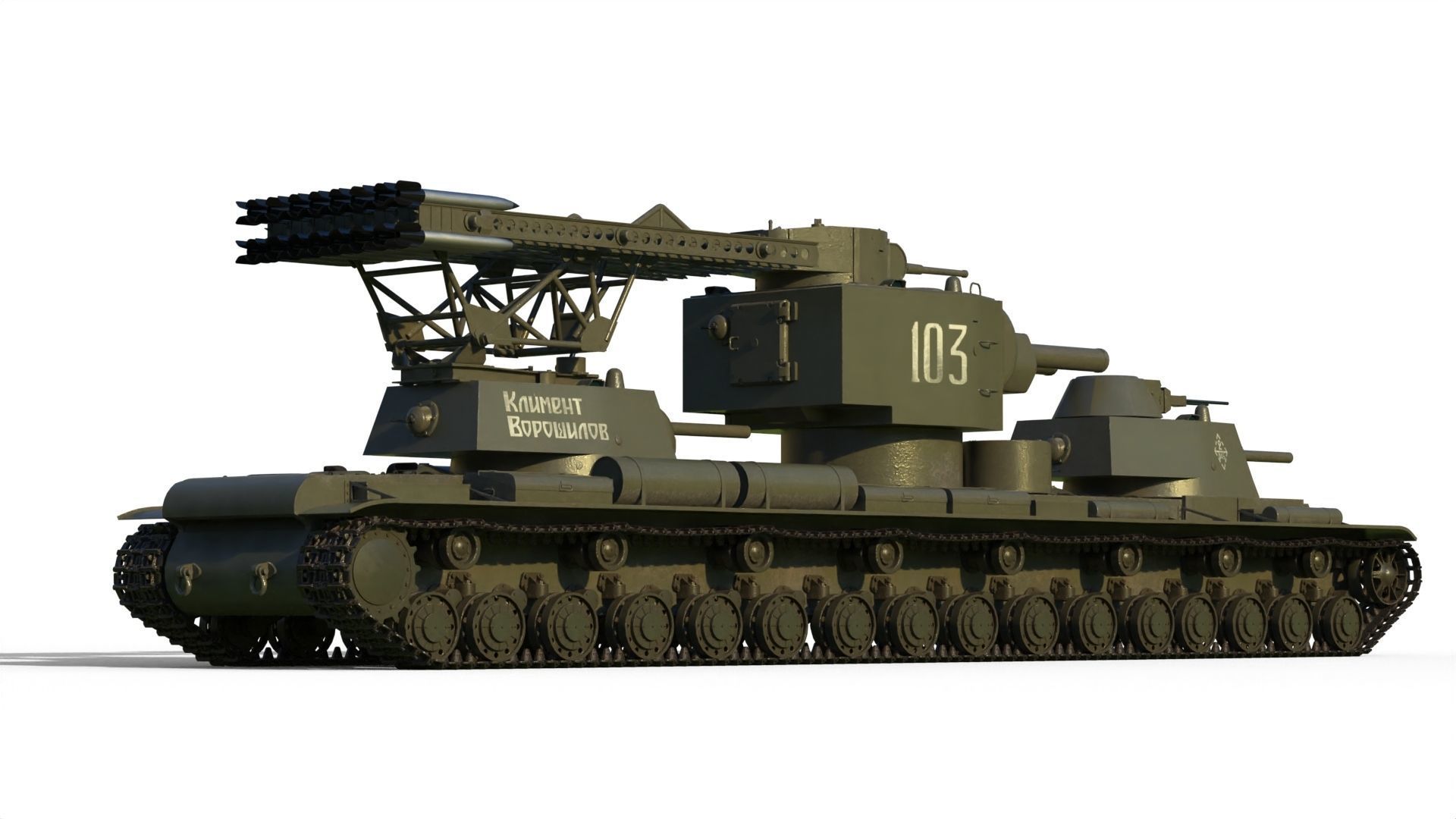 KV-6 Behemoth tank 3D model_15