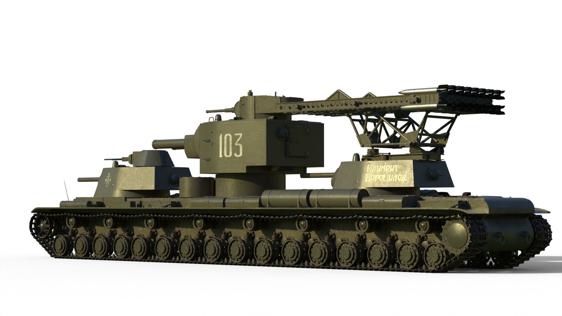 KV-6 Behemoth tank 3D model_17
