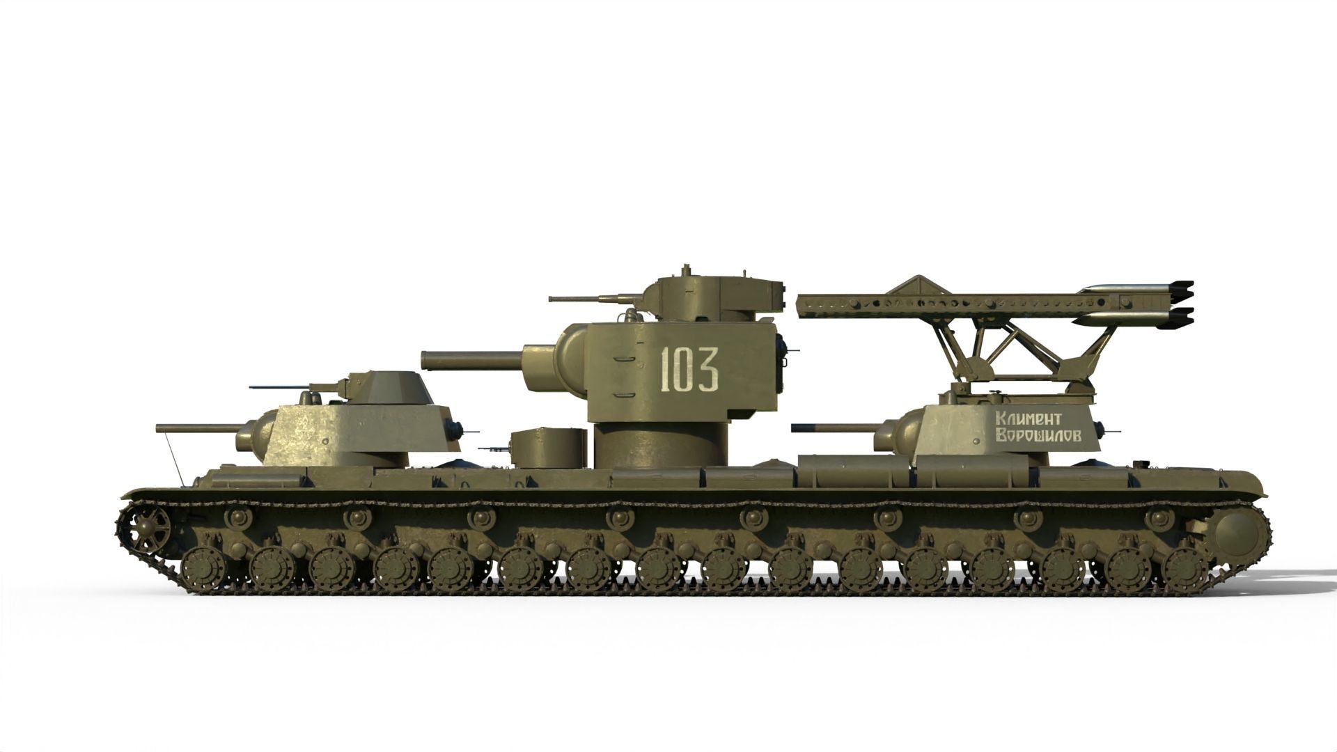 KV-6 Behemoth tank 3D model_18
