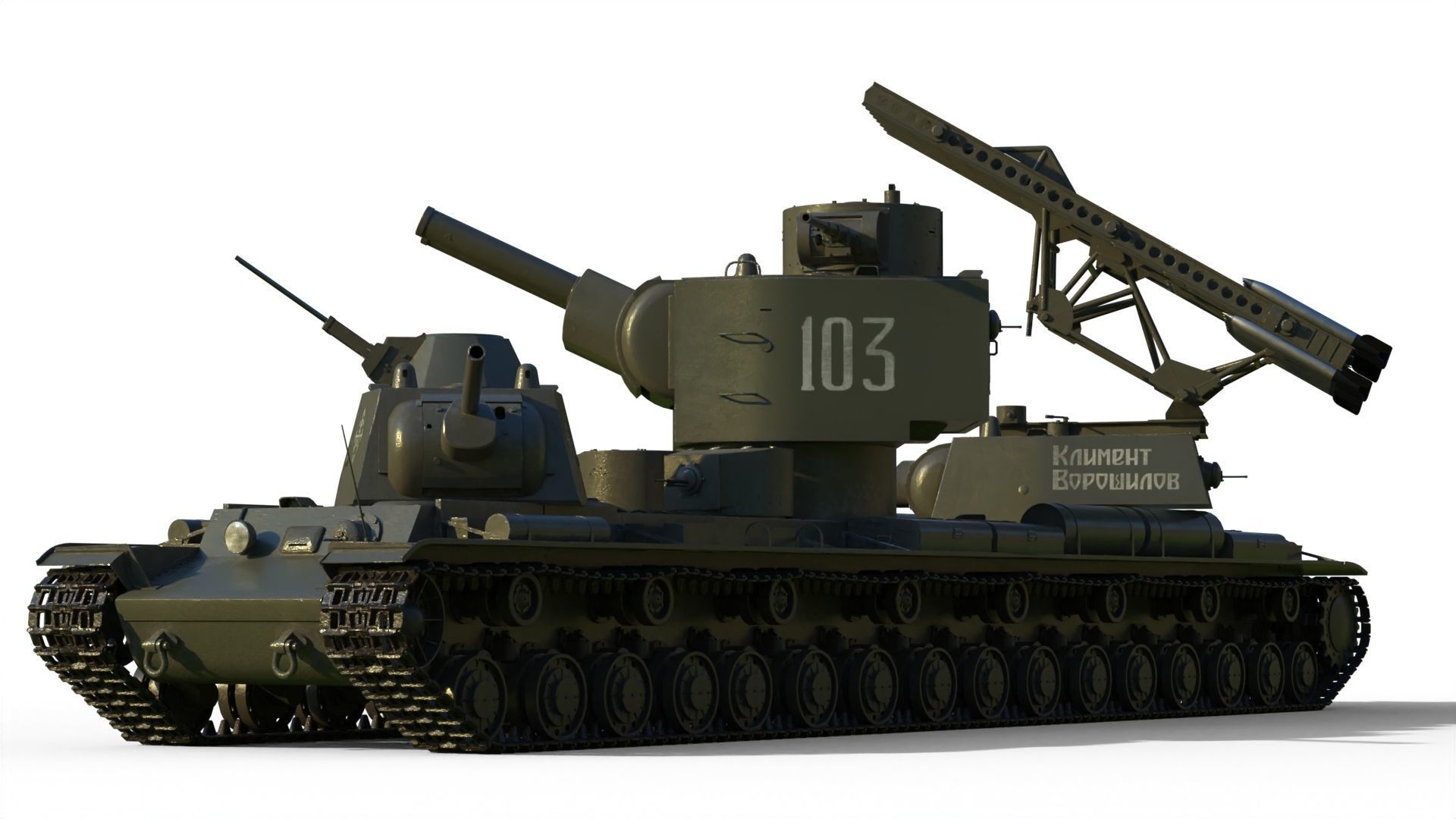 KV-6 Behemoth tank 3D model_11