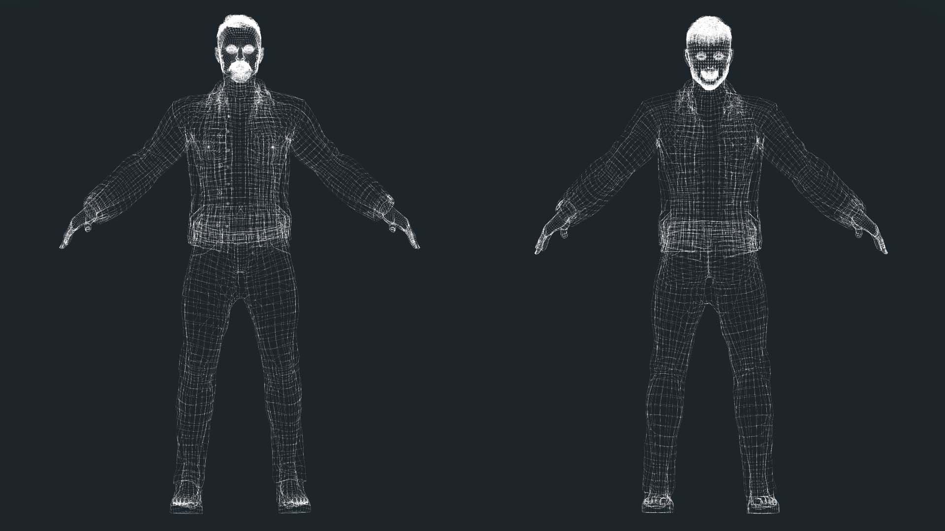 Realistic Father Kiven Low-poly 3D model_18