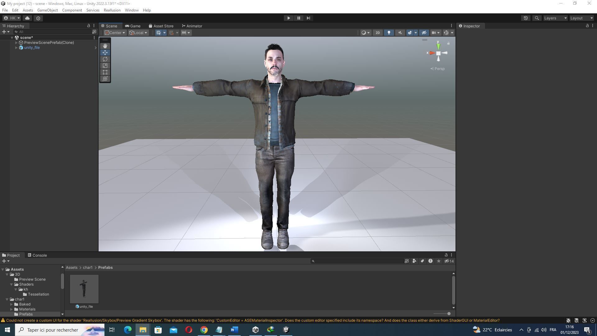 Realistic Father Kiven Low-poly 3D model_54