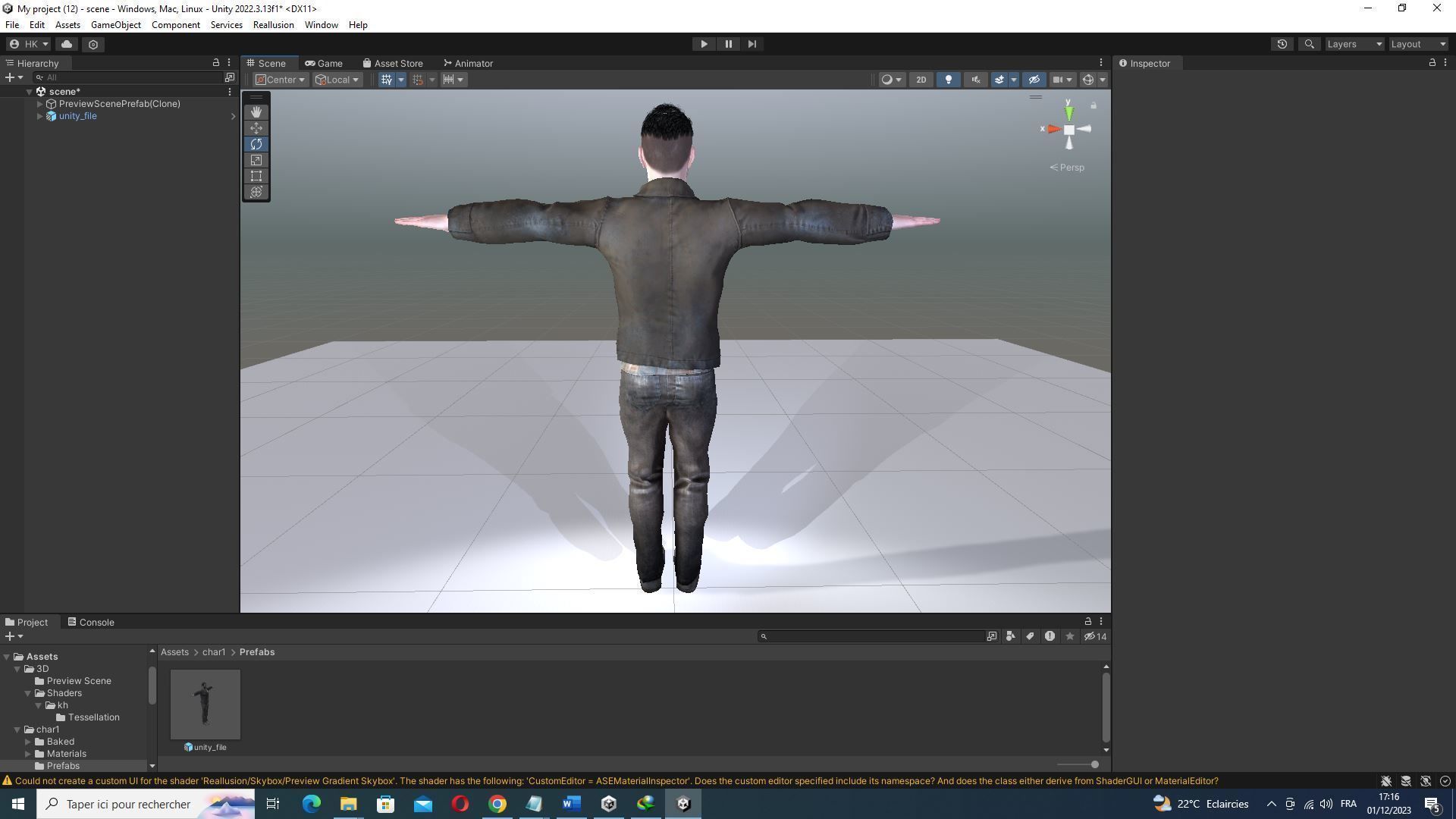 Realistic Father Kiven Low-poly 3D model_53