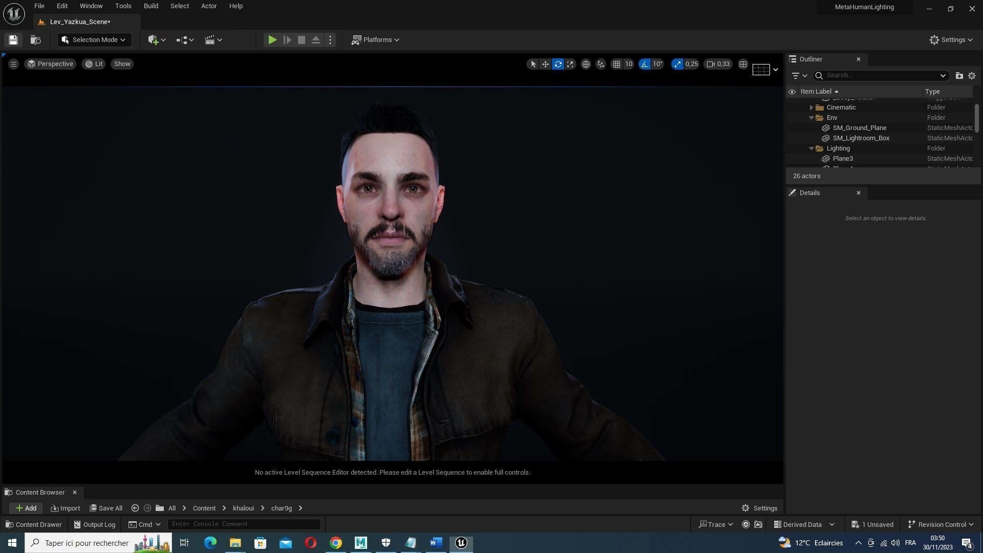 Realistic Father Kiven Low-poly 3D model_37