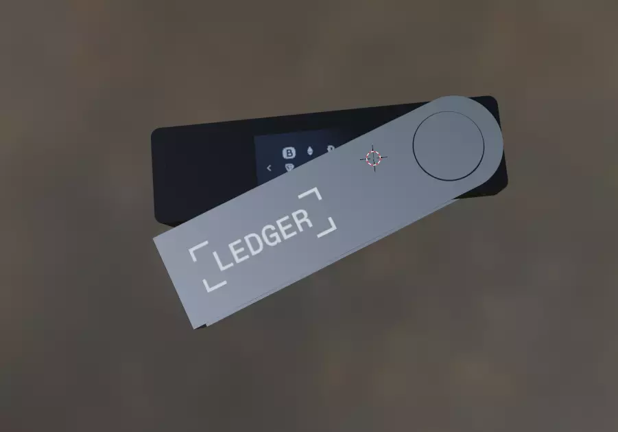 Wallet Ledger Nano X  3D model_0