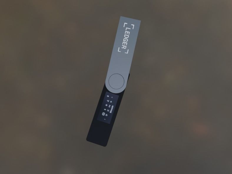 Wallet Ledger Nano X  3D model_5