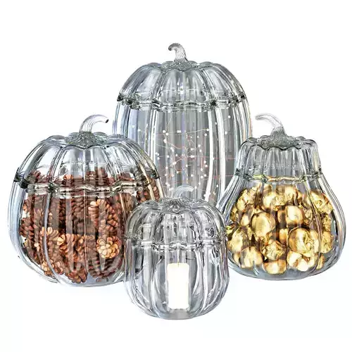 Glass pumpkins