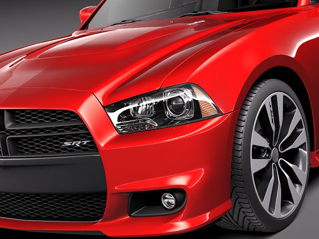 Dodge Charger SRT8 2012 3D model_1
