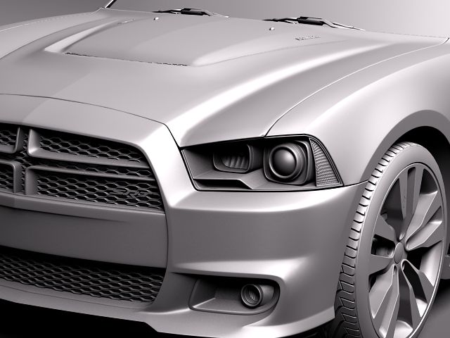 Dodge Charger SRT8 2012 3D model_10