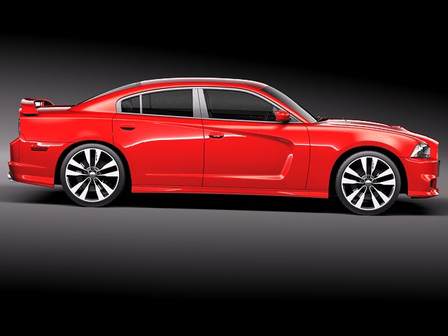 Dodge Charger SRT8 2012 3D model_6