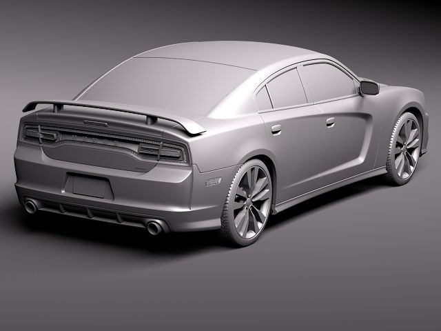 Dodge Charger SRT8 2012 3D model_8