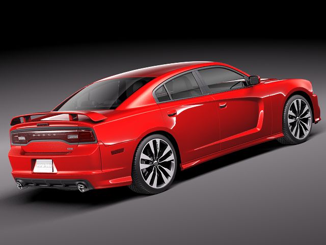 Dodge Charger SRT8 2012 3D model_4