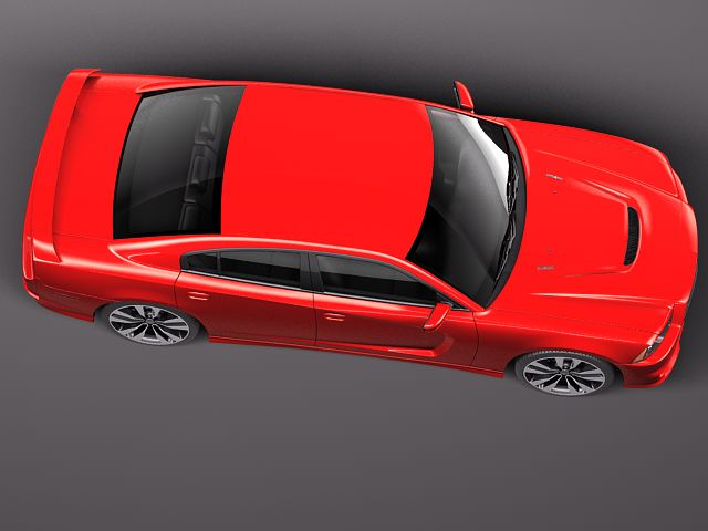 Dodge Charger SRT8 2012 3D model_7