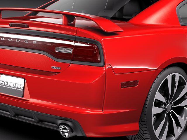 Dodge Charger SRT8 2012 3D model_5
