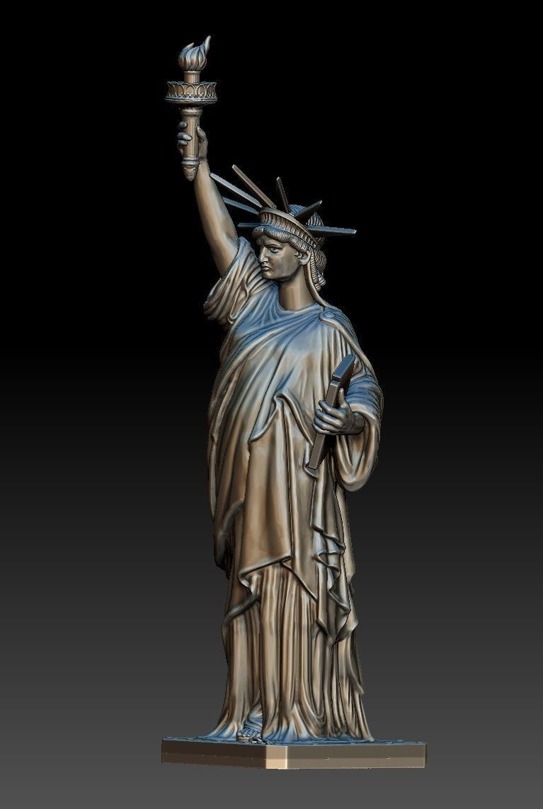 The Statue of Liberty 3D print model_1