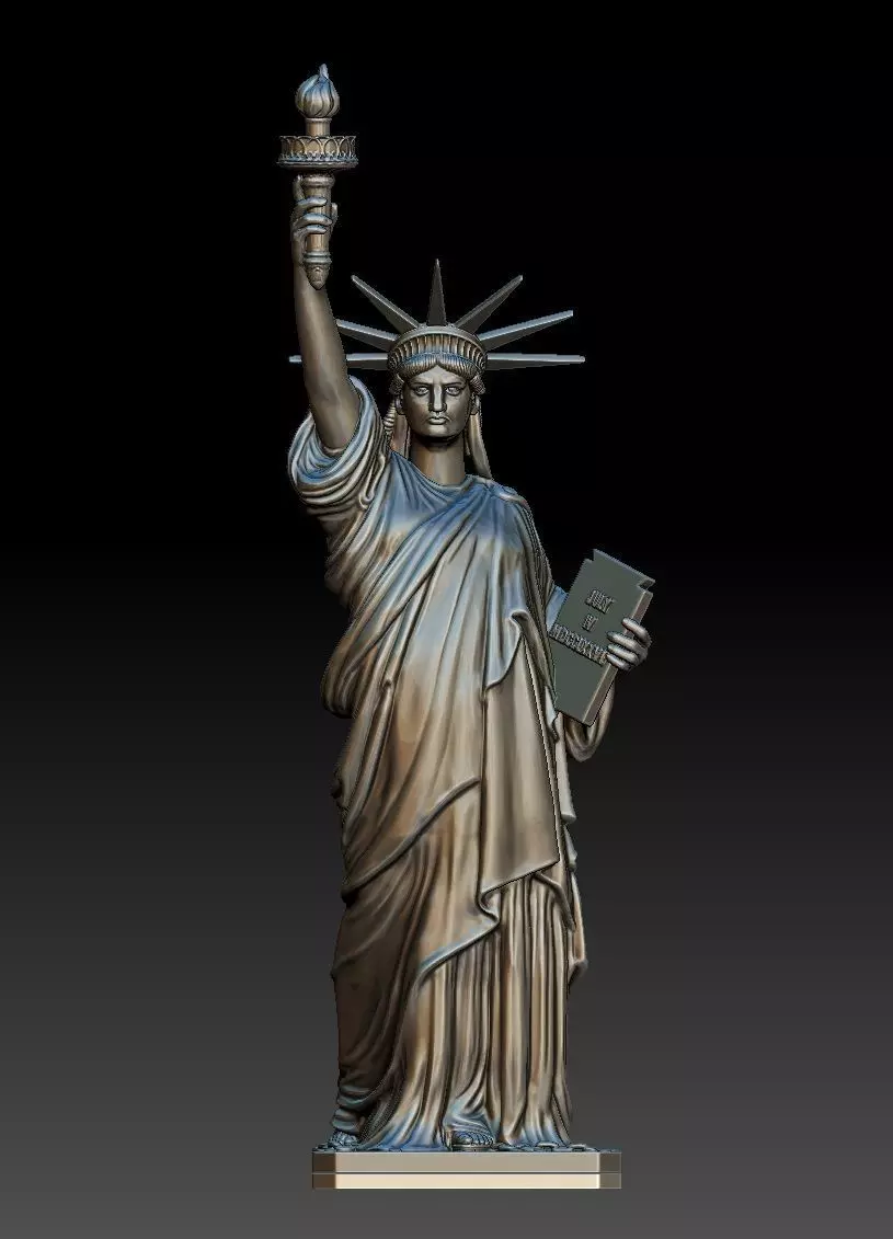 The Statue of Liberty 3D print model_0