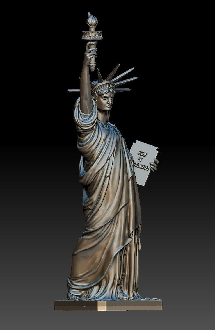 The Statue of Liberty 3D print model_2