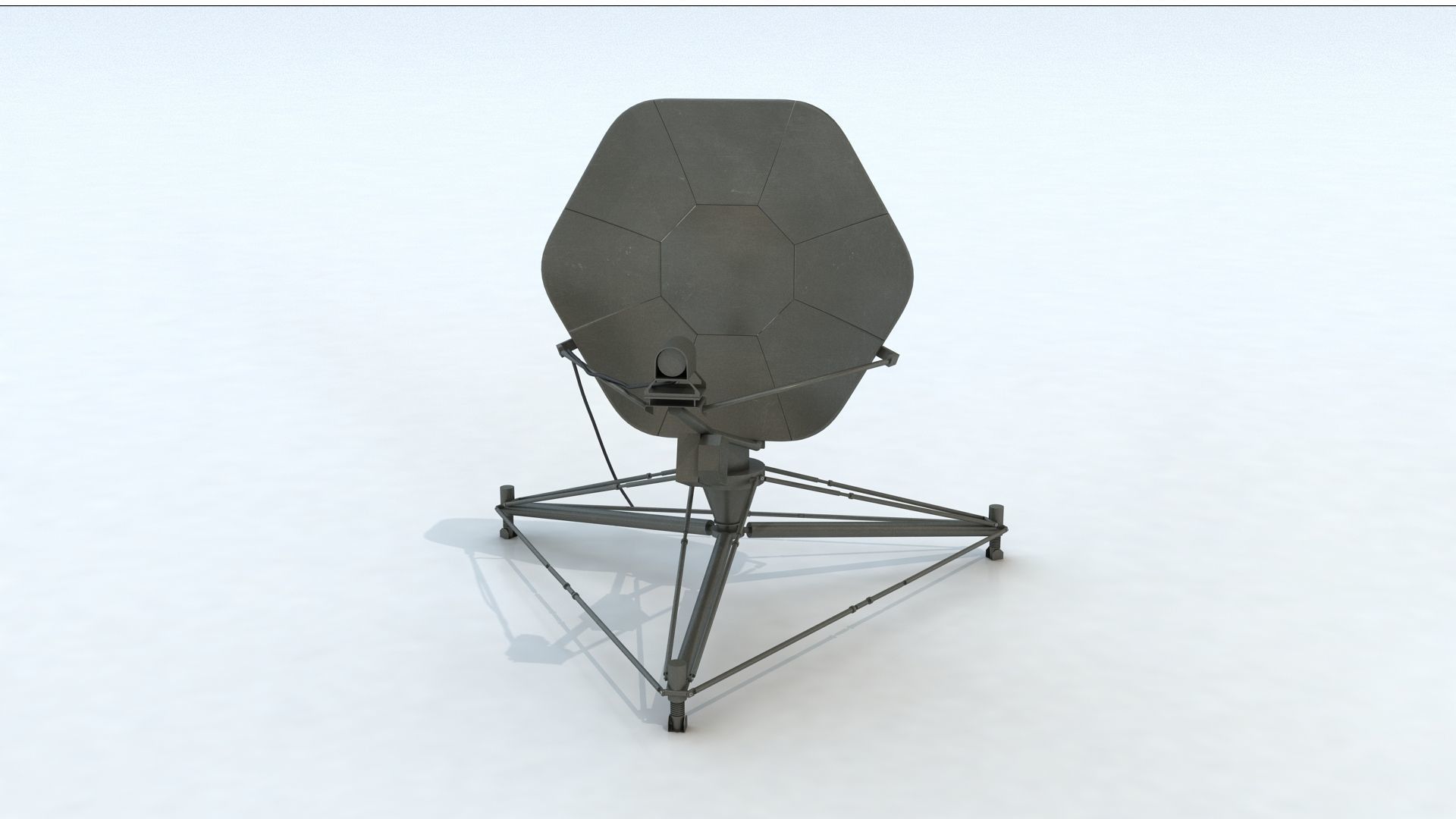 Reacher Satellite Ground Terminal 3D model | CGTrader