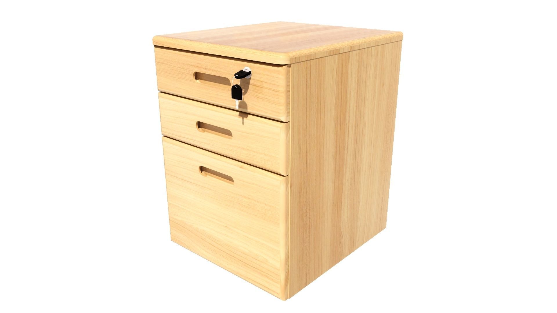 student desk set 3D model_9