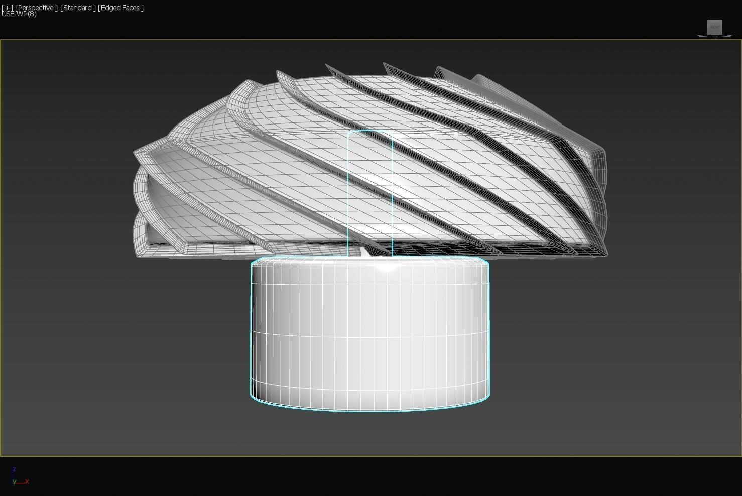 Ultralight Gimbal Coanda Thruster - Concept 3D model_29
