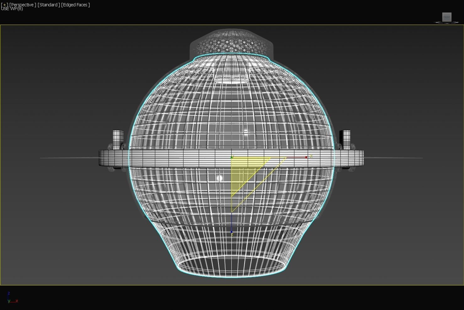 Ultralight Gimbal Coanda Thruster - Concept 3D model_26