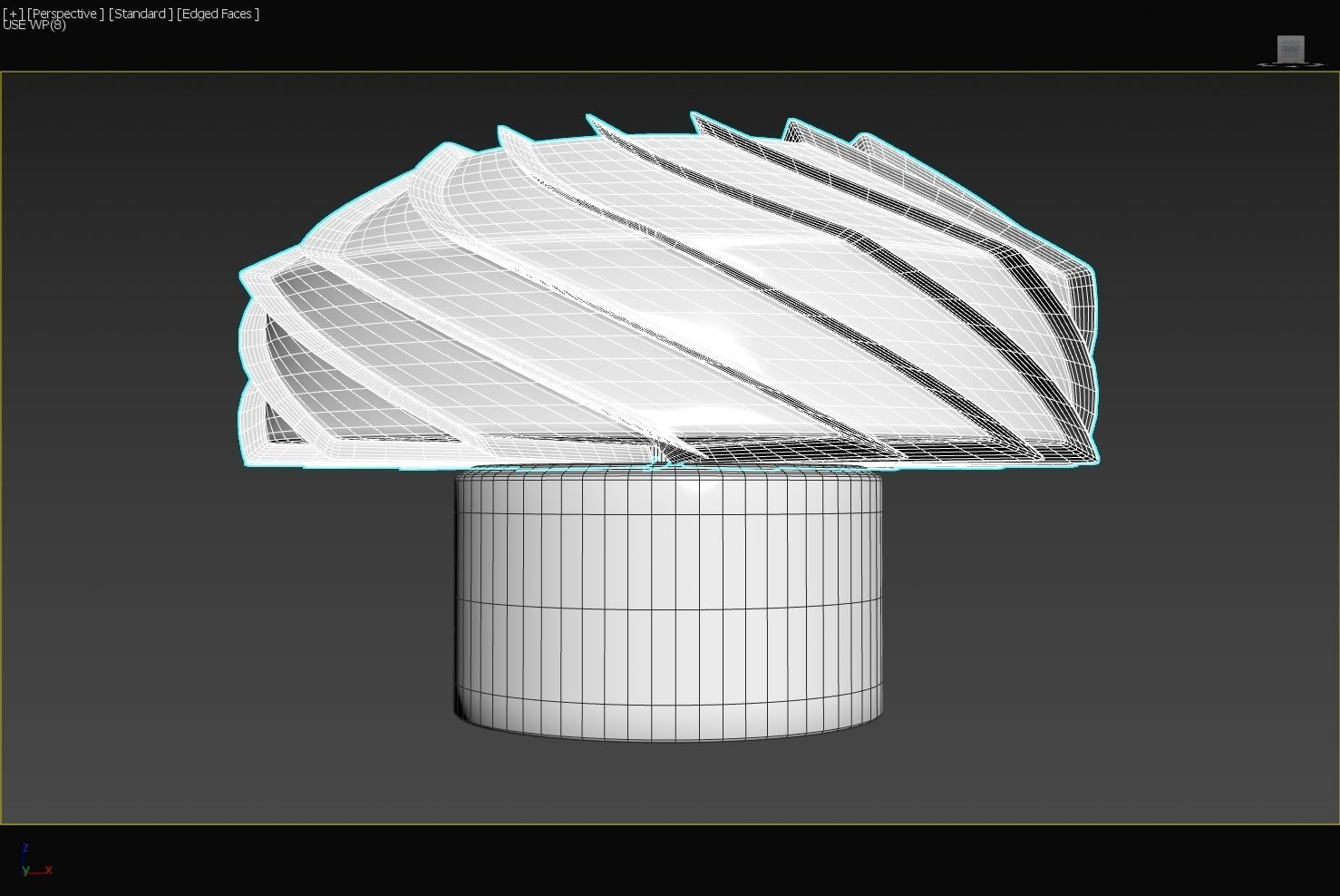Ultralight Gimbal Coanda Thruster - Concept 3D model_30