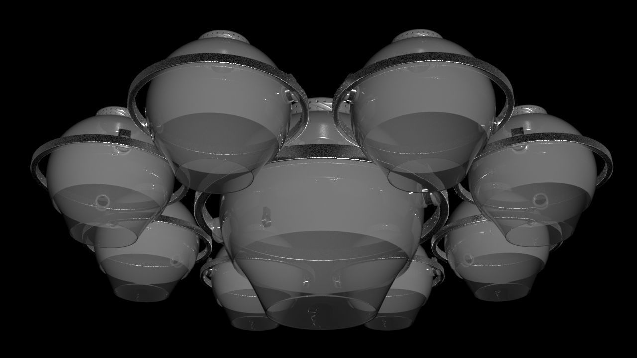 Ultralight Gimbal Coanda Thruster - Concept 3D model_19