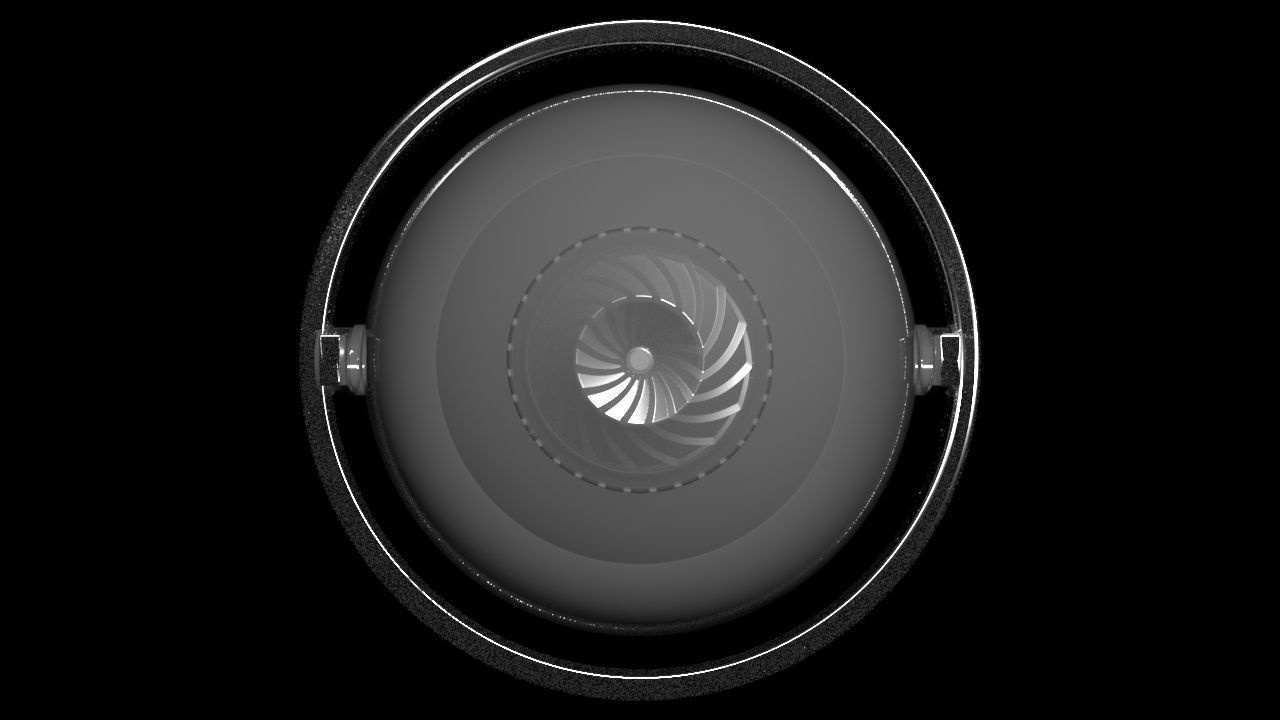 Ultralight Gimbal Coanda Thruster - Concept 3D model_24