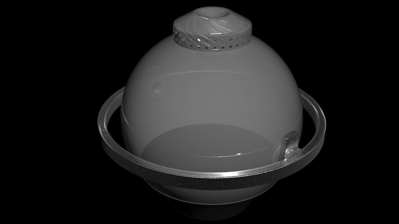 Ultralight Gimbal Coanda Thruster - Concept 3D model_1