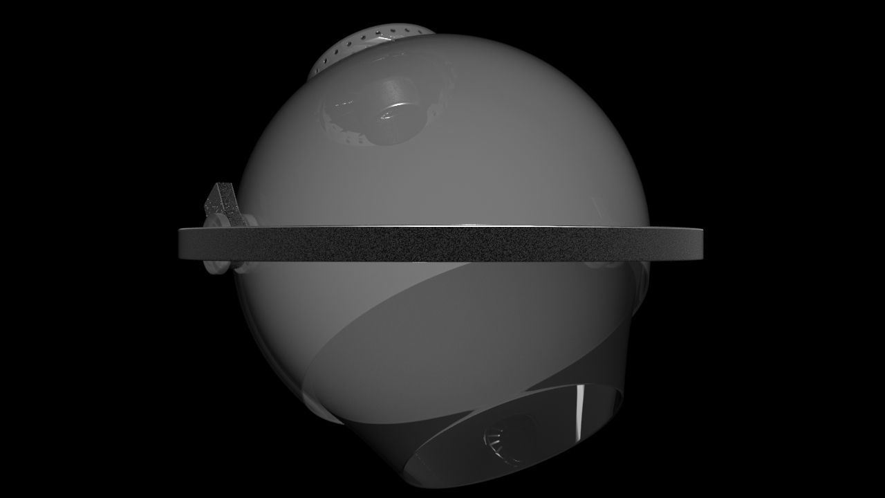 Ultralight Gimbal Coanda Thruster - Concept 3D model_12