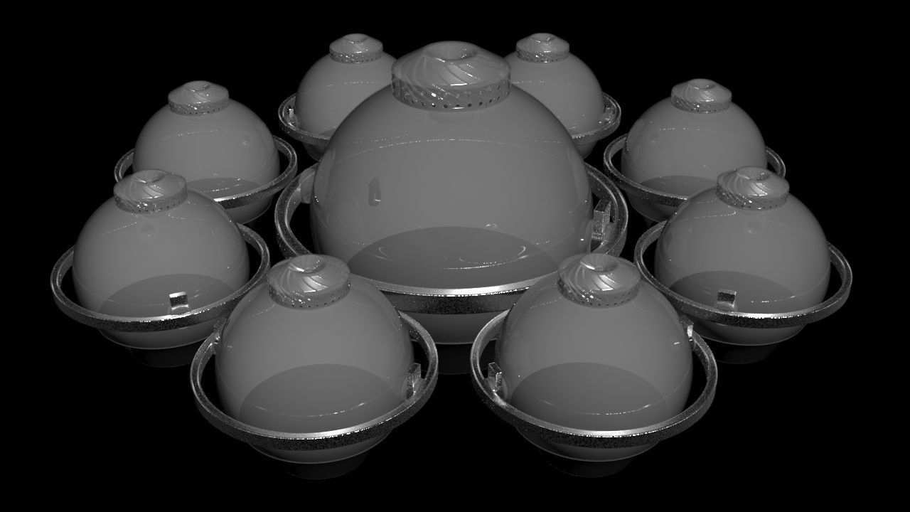 Ultralight Gimbal Coanda Thruster - Concept 3D model_18