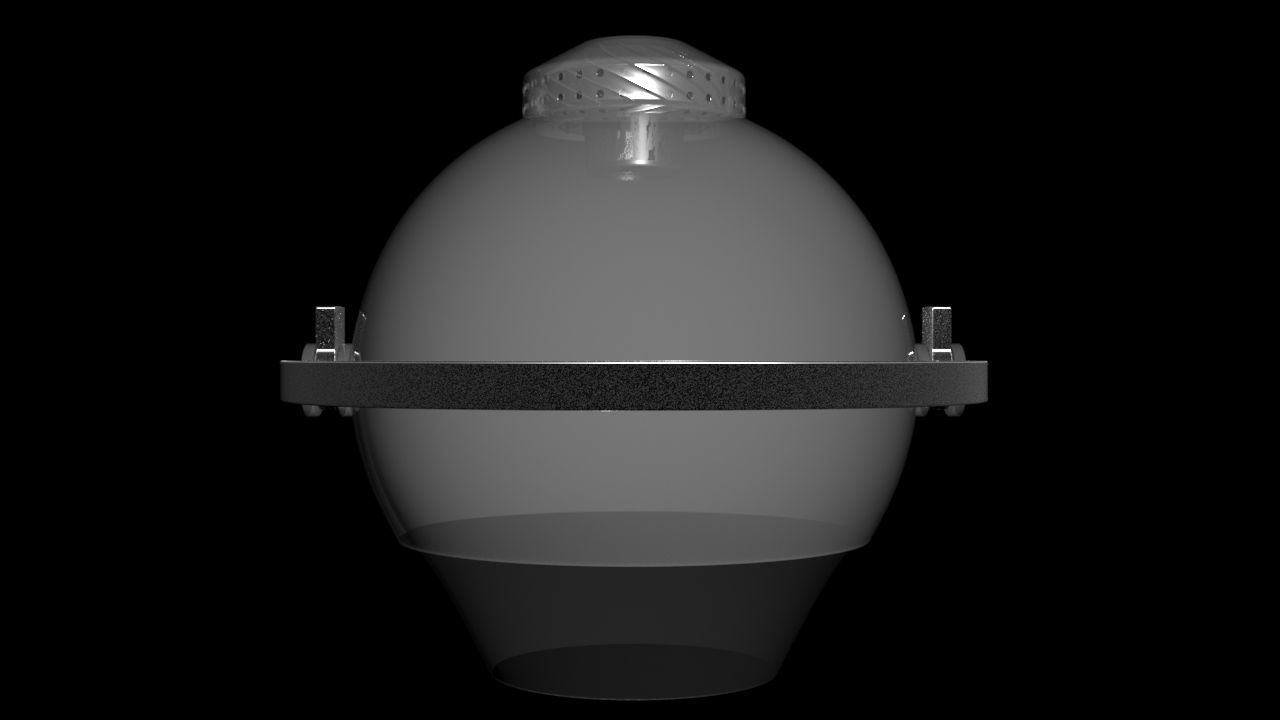 Ultralight Gimbal Coanda Thruster - Concept 3D model_10