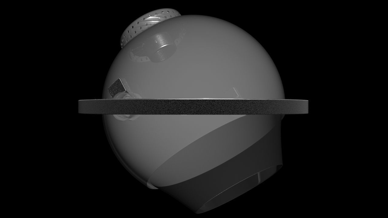 Ultralight Gimbal Coanda Thruster - Concept 3D model_13