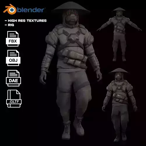 Cyberpunk Character Cyber Seeker