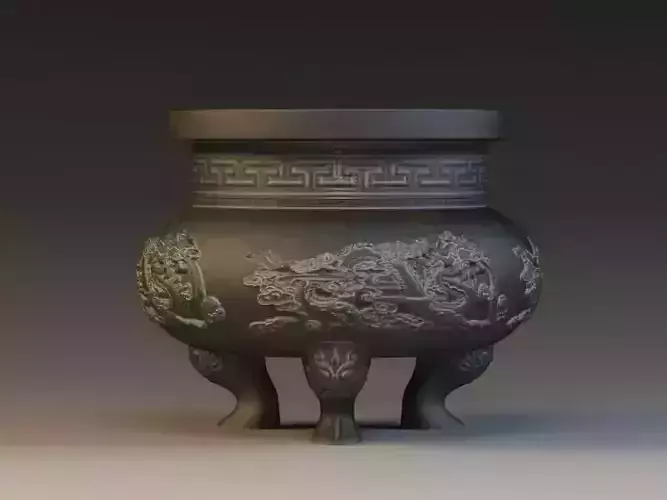 ancient bronze  sculpture Cultural Relics unearthed