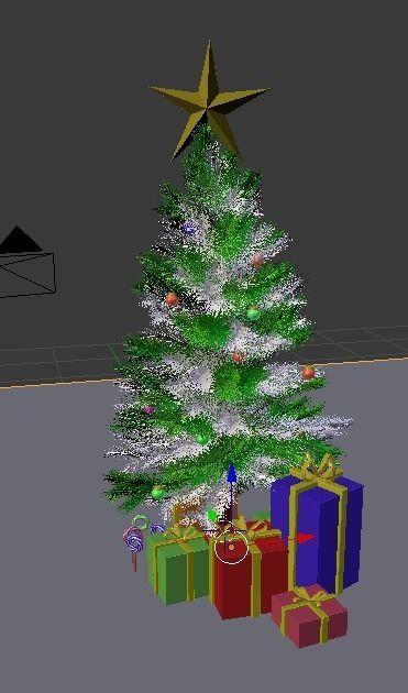 Christmas Tree 3D Model Low-poly 3D model_4