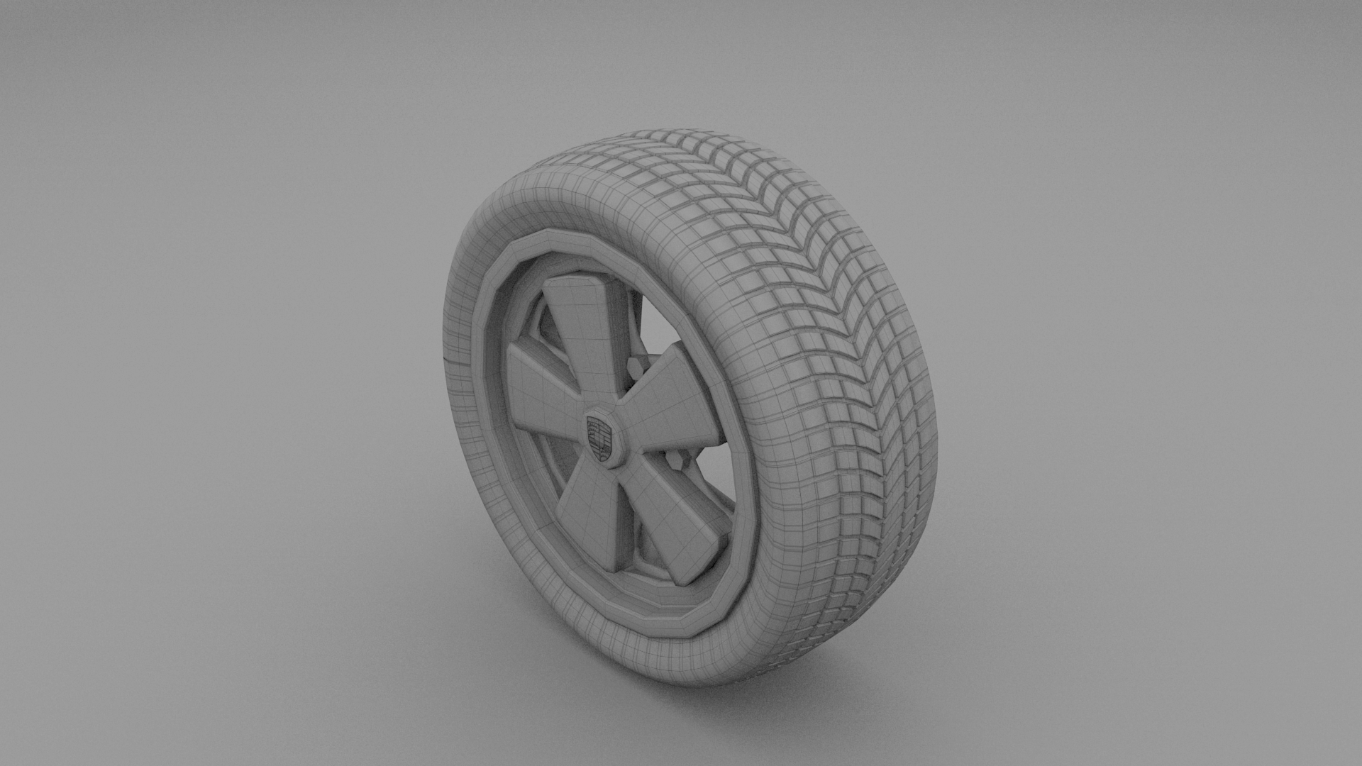 Porsche 911 Wheel 3D model_5
