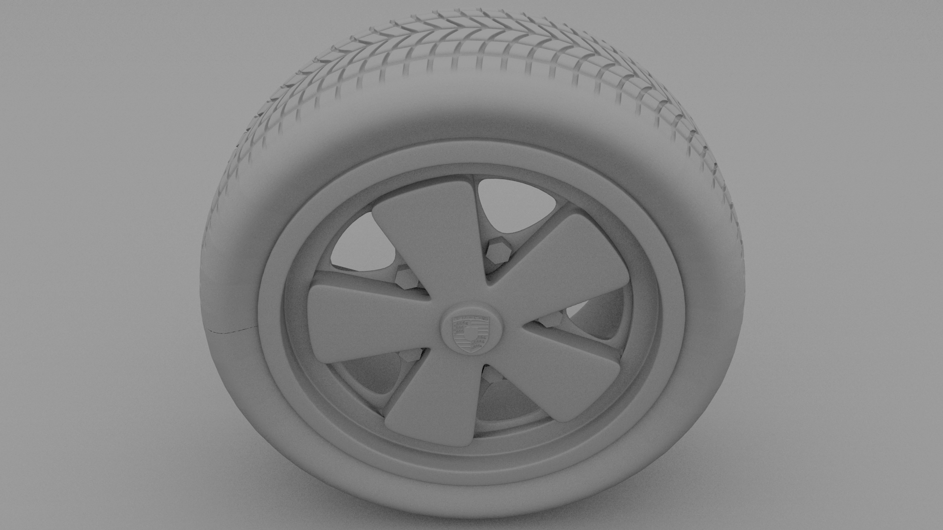 Porsche 911 Wheel 3D model_2