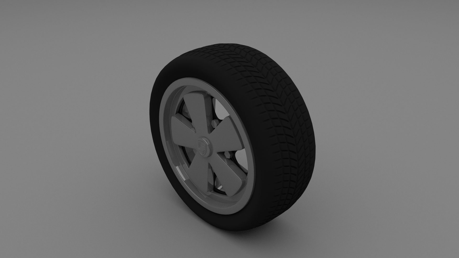Porsche 911 Wheel 3D model_1