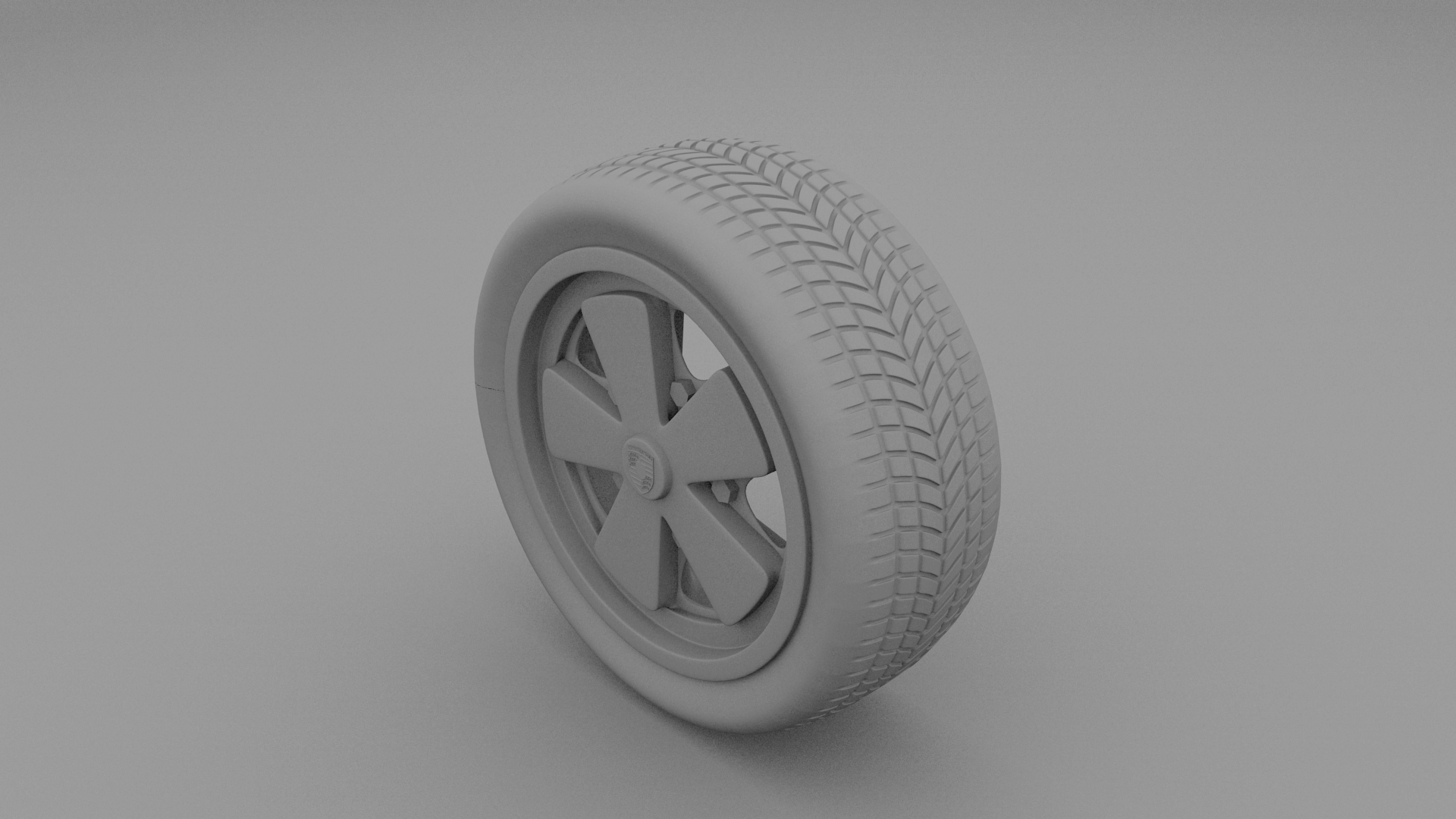 Porsche 911 Wheel 3D model_3