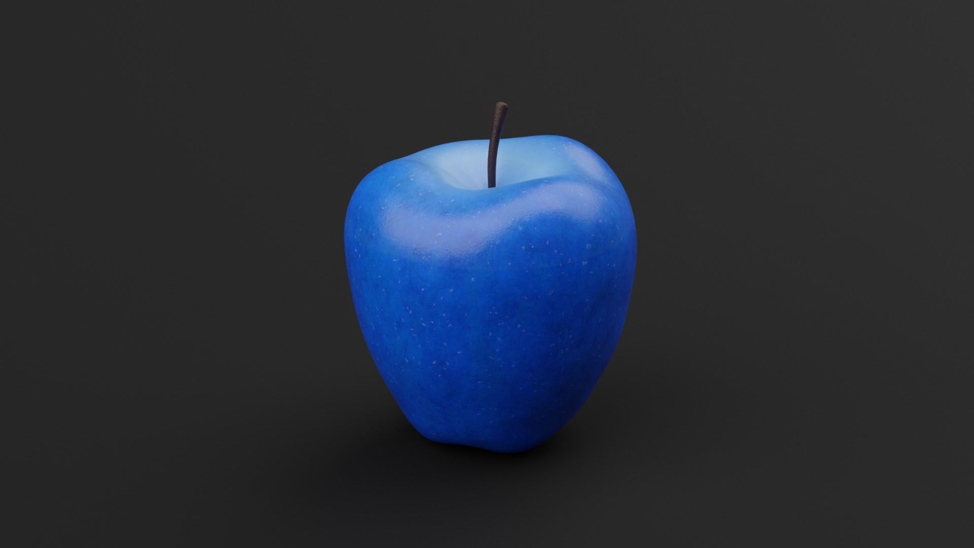 Apples Low-poly 3D model_5