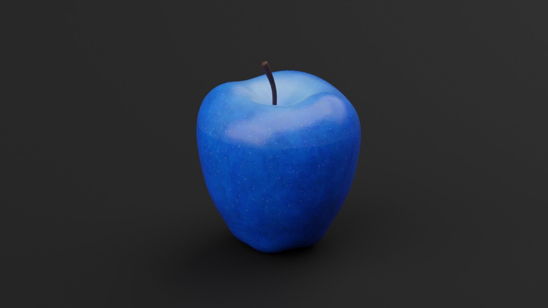 Apples Low-poly 3D model_8