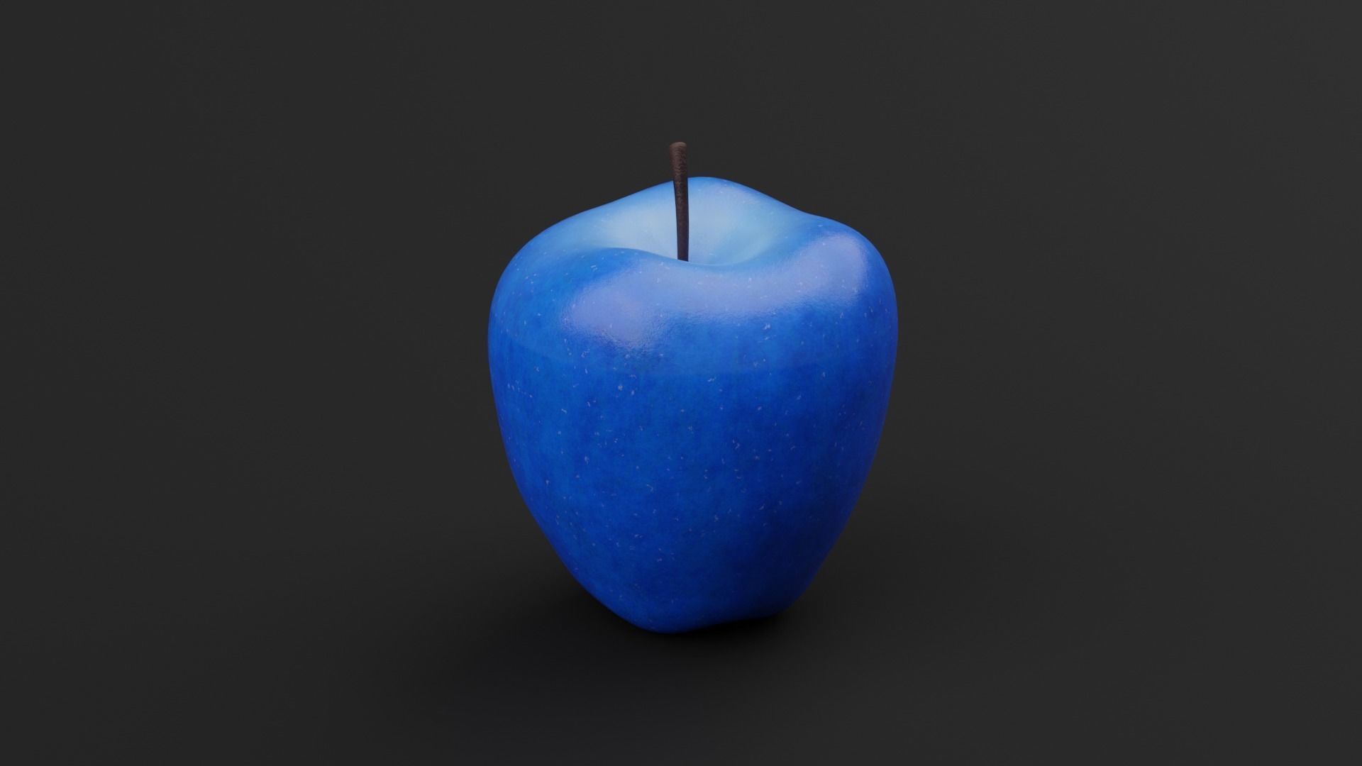 Apples Low-poly 3D model_6